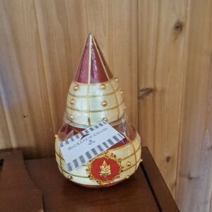 Mackenzie-Childs Red and Gold Party Cone